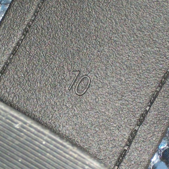 OLD NAVY Sz 10 NWOT Rear Zip Blue/Black Snakeskin Pattern Booties 3" Heel - Picture 15 of 15